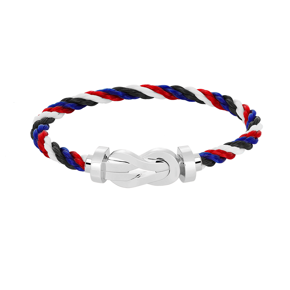 ¡®Star¡¯CHANCE LARGE 8 FIGURE BUCKLE NO DIAMOND BRACELET SILVER
