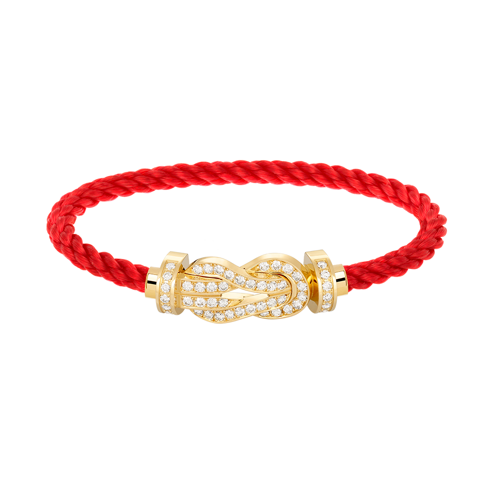 ¡®Star¡¯CHANCE LARGE 8 FIGURE BUCKLE FULLDIAMOND BRACELET GOLD
