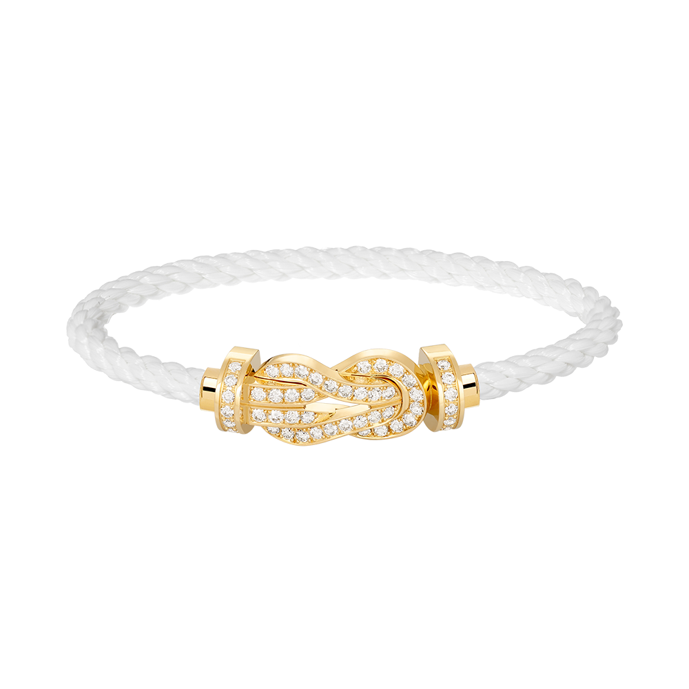¡®Star¡¯CHANCE LARGE 8 FIGURE BUCKLE FULLDIAMOND BRACELET GOLD