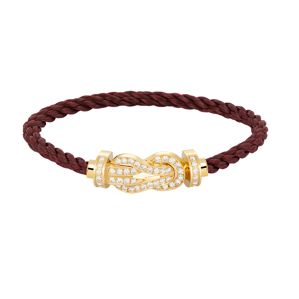 ¡®Star¡¯CHANCE LARGE 8 FIGURE BUCKLE FULLDIAMOND BRACELET GOLD