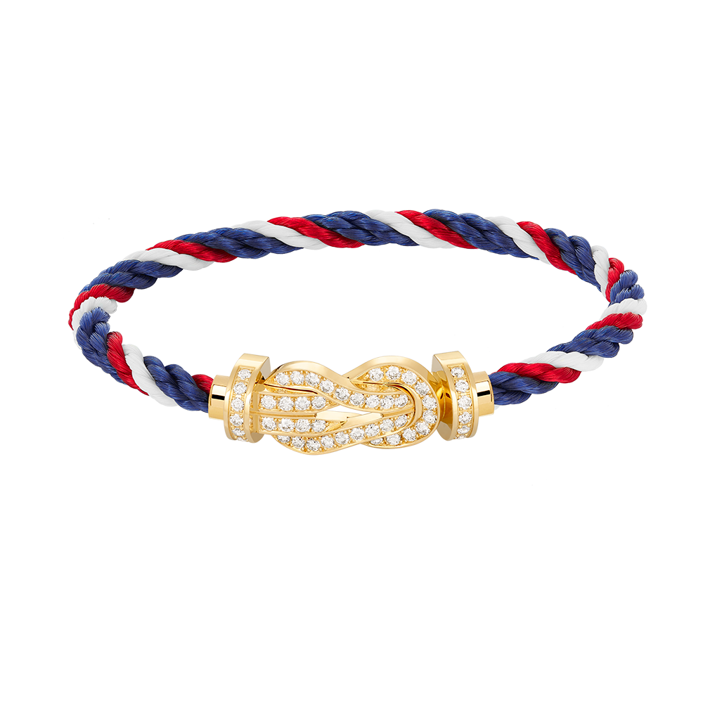 ¡®Star¡¯CHANCE LARGE 8 FIGURE BUCKLE FULLDIAMOND BRACELET GOLD