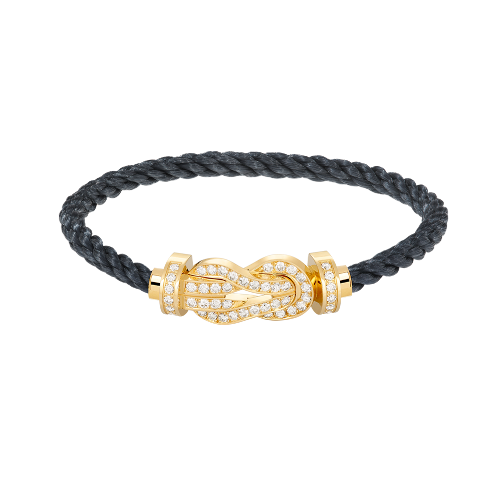 ¡®Star¡¯CHANCE LARGE 8 FIGURE BUCKLE FULLDIAMOND BRACELET GOLD