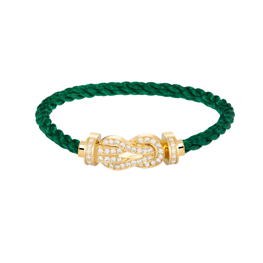 ¡®Star¡¯CHANCE LARGE 8 FIGURE BUCKLE FULLDIAMOND BRACELET GOLD