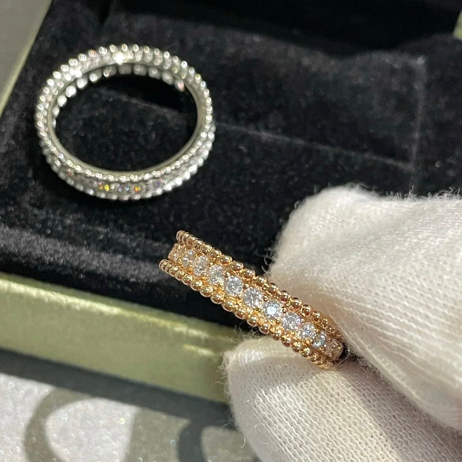 ¡®Star¡¯PERLEE DIAMOND ROSE GOLD RING