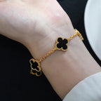 [Star]New CLOVER 5 MOTIF ONYXS BRACELET COLLECTION