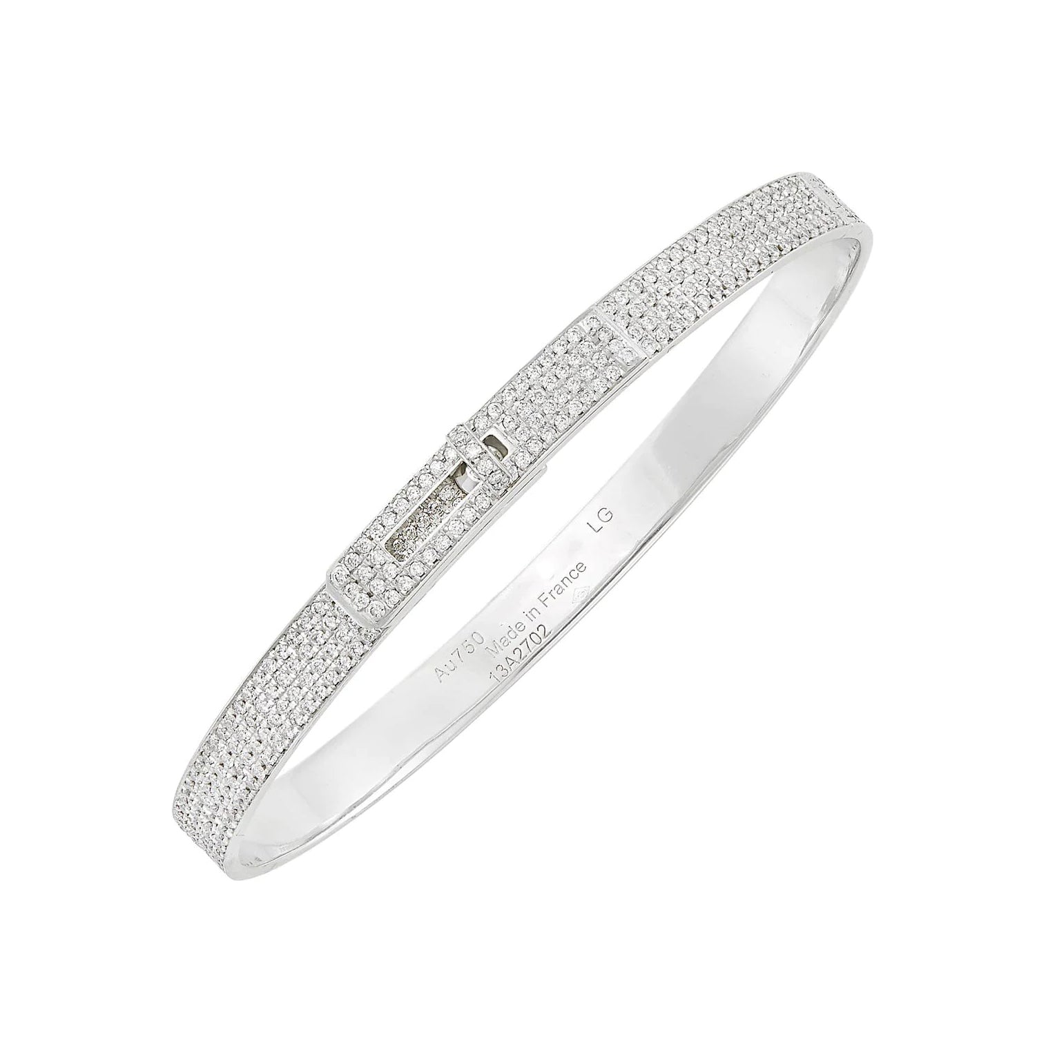 ¡®Star¡¯HM KELLY BRACELET IN SILVER AND FULL PAVE DIAMOND