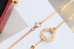 ¡®Star¡¯LOVE NECKLACE ADJUSTABLE ROSE GOLD 2 DIAMOND