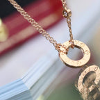 ¡®Star¡¯LOVE NECKLACE ADJUSTABLE ROSE GOLD 2 DIAMOND