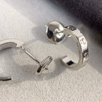 ¡®Star¡¯LOVE EARRINGS 2.65MM SILVER