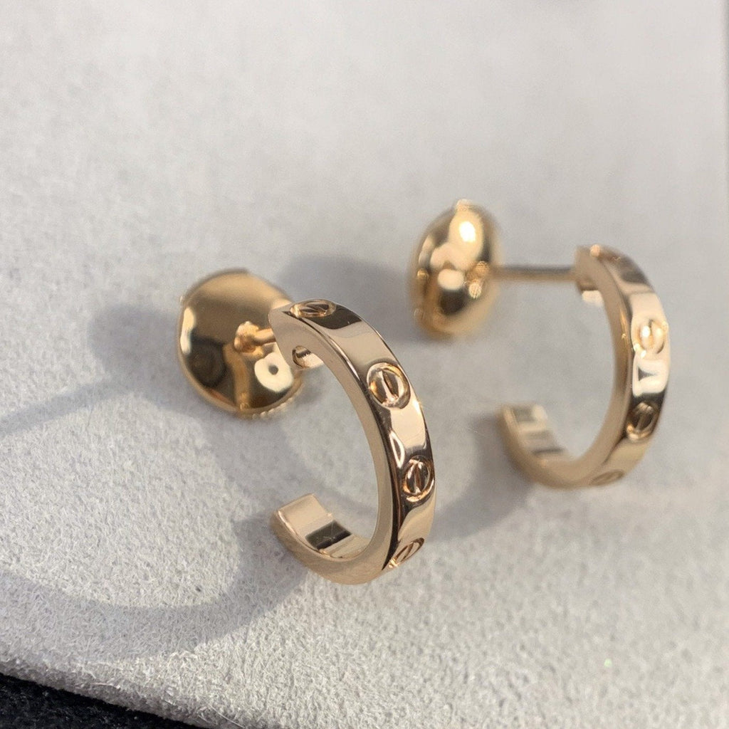 ¡®Star¡¯LOVE EARRINGS 2.65MM PINK GOLD