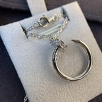 ¡®Star¡¯JUSTE NECKLACE SILVER DIAMONDS