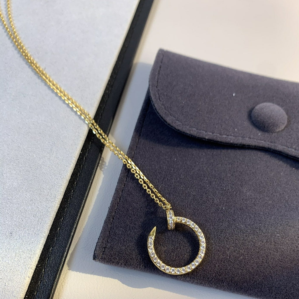 ¡®Star¡¯JUSTE NECKLACE GOLD DIAMONDS
