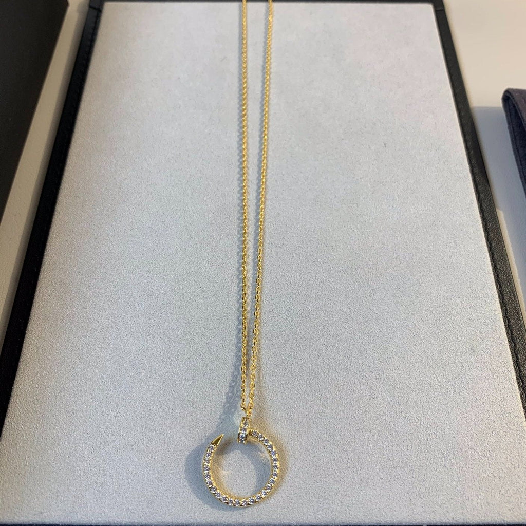 ¡®Star¡¯JUSTE NECKLACE GOLD DIAMONDS