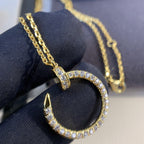 ¡®Star¡¯JUSTE NECKLACE GOLD DIAMONDS