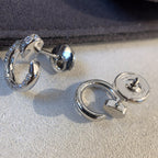 ¡®Star¡¯JUSTE EARRINGS SILVER DIAMONDS