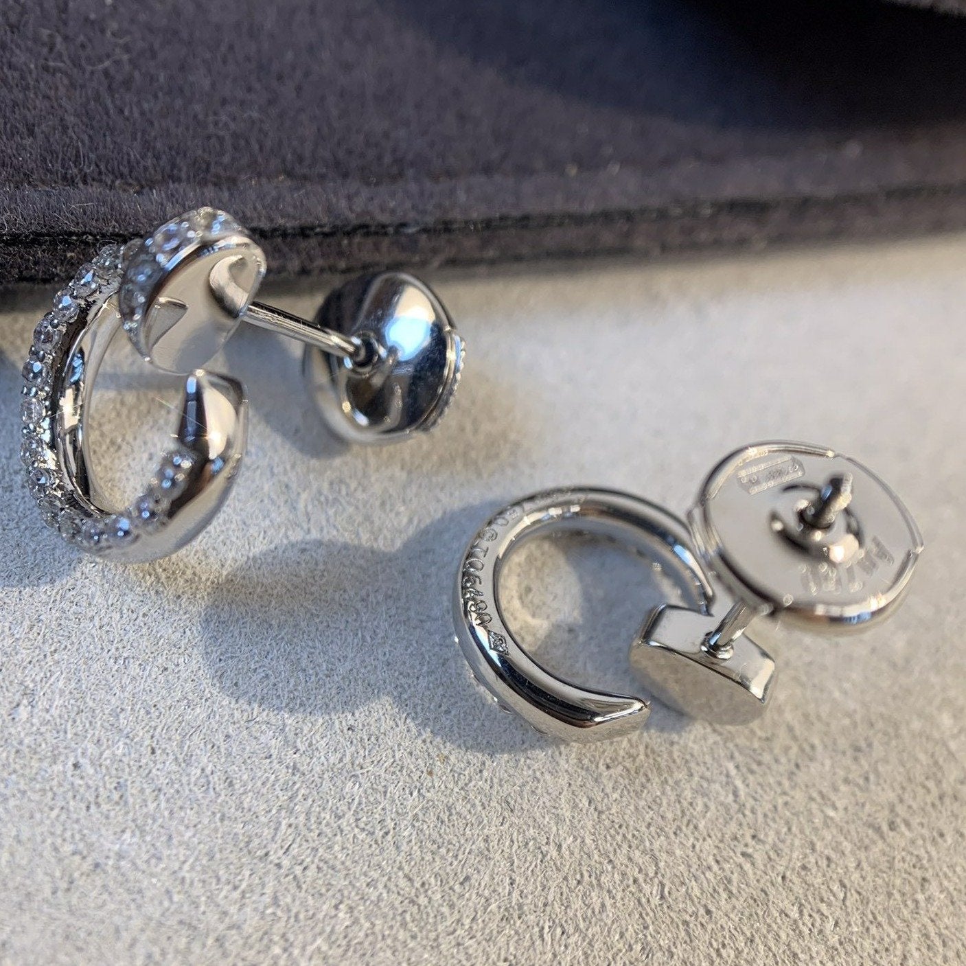 ¡®Star¡¯JUSTE EARRINGS SILVER DIAMONDS