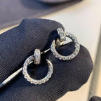¡®Star¡¯JUSTE EARRINGS SILVER DIAMONDS