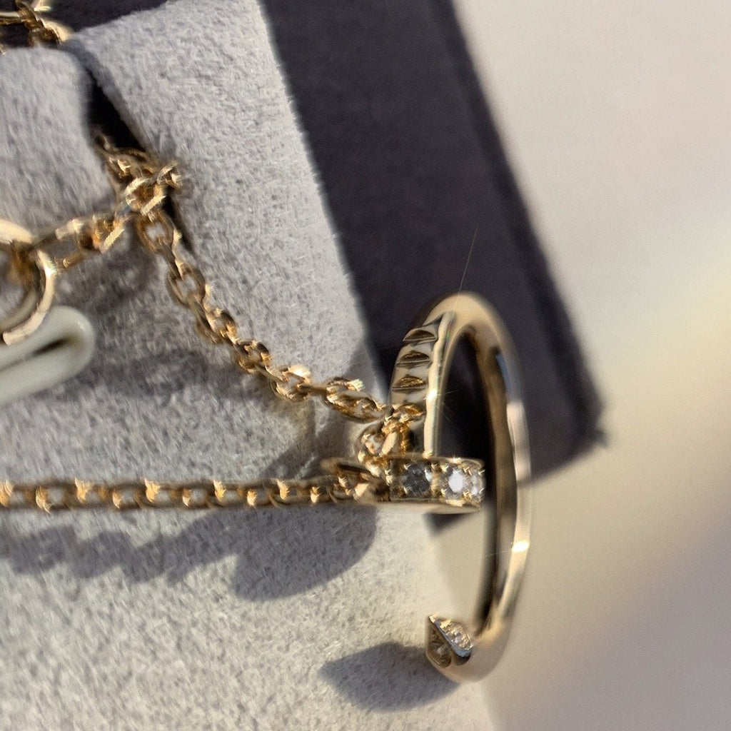 ¡®Star¡¯JUSTE NECKLACE PINK GOLD