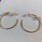 ¡®Star¡¯JUSTE EARRINGS GOLD DIAMONDS 1.8MM