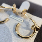 ¡®Star¡¯JUSTE EARRINGS PINK GOLD