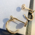 ¡®Star¡¯JUSTE EARRINGS PINK GOLD
