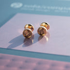 ¡®Star¡¯LOVE EARRINGS PINK GOLD 10MM
