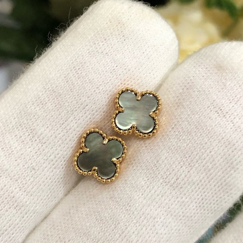 ¡®Star¡¯CLOVER MINI GOLD EARRINGS
