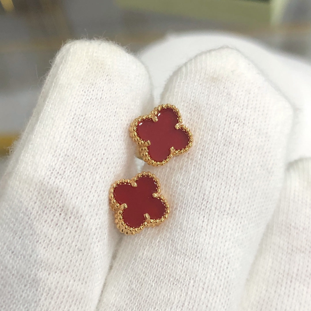 ¡®Star¡¯CLOVER MINI GOLD EARRINGS