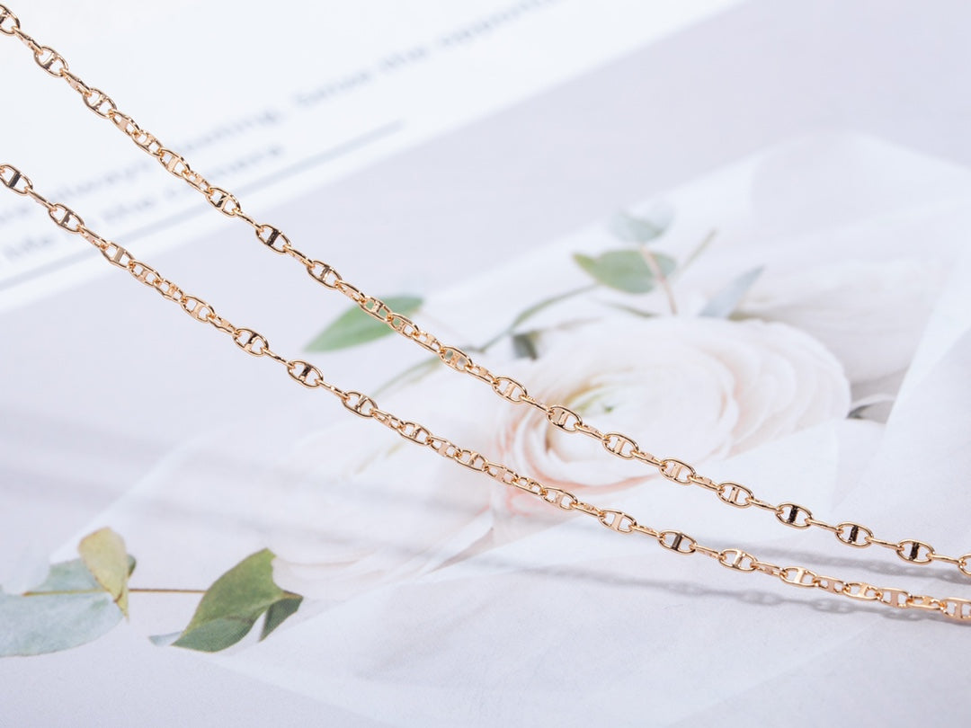 ¡®Star¡¯ECHAPPEE NECKLACE PINK GOLD