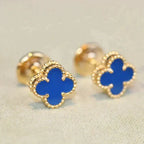 ¡®Star¡¯CLOVER MINI 9.5MM TURQUOISE EARRINGS
