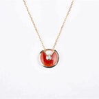 ¡®Star¡¯AMULETTE GOLD CARNELIAN ONYX NECKLACE