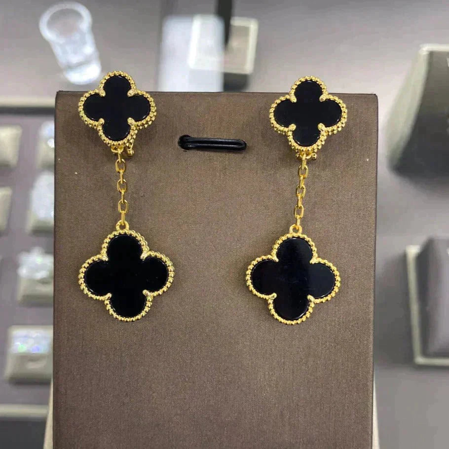 ¡®Star¡¯CLOVER 2 MOTIFS  EARRINGS (MULTIPLE CHOICESC