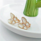 ¡®Star¡¯BUTTERFLY MOP DIAMOND EARRINGS