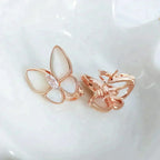 ¡®Star¡¯BUTTERFLY MOP DIAMOND EARRINGS