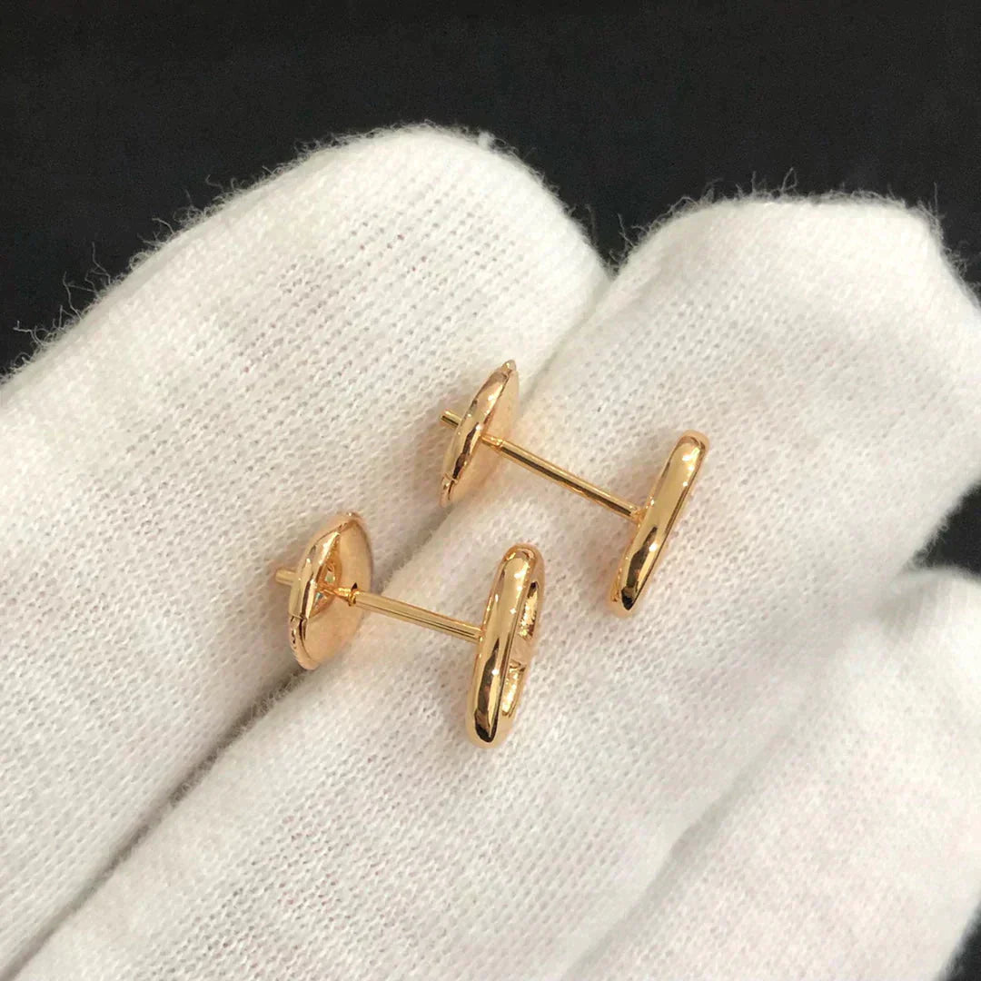 ¡®Star¡¯CHAINE SMALL EARRINGS GOLD AND SILVER