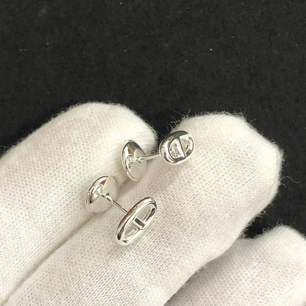 ¡®Star¡¯CHAINE SMALL EARRINGS GOLD AND SILVER