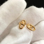 ¡®Star¡¯CHAINE SMALL EARRINGS GOLD AND SILVER