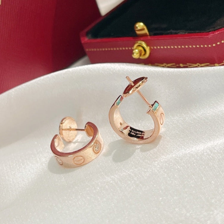 ¡®Star¡¯LOVE EARRINGS 5.7MM 2 DIAMONDS