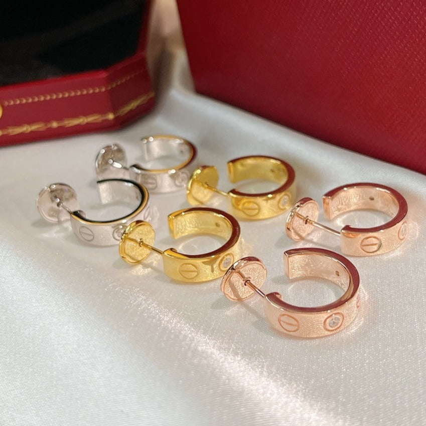 ¡®Star¡¯LOVE EARRINGS 5.7MM 2 DIAMONDS