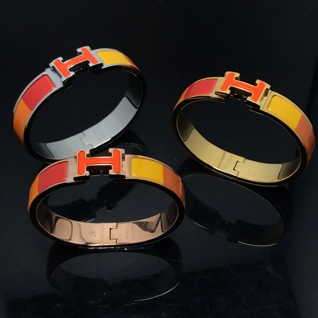 ¡®Star¡¯H BRACELET ORANGE RAINBOW CERAMIC