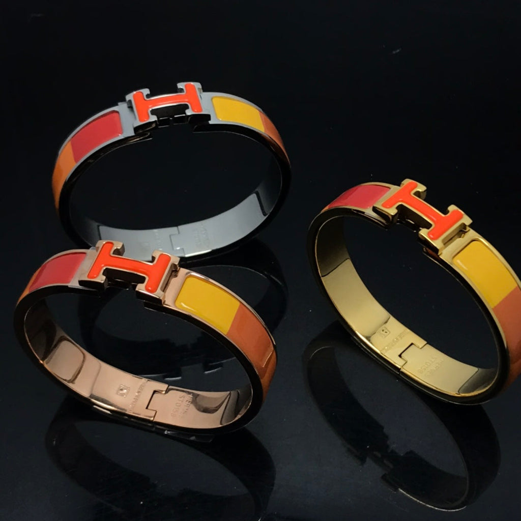 ¡®Star¡¯H BRACELET ORANGE RAINBOW CERAMIC