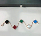 [Star]New CLOVER 5 MOTIFS MULTICOLOR BRACELET