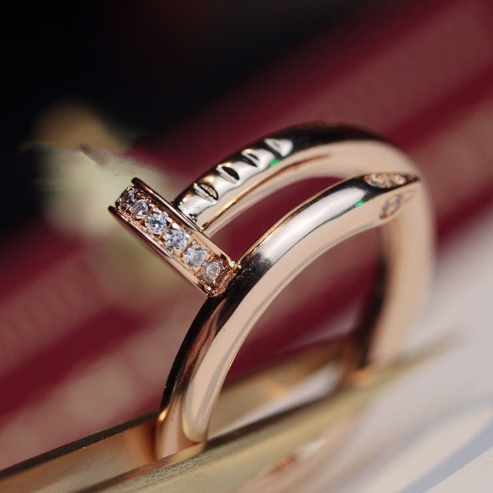 ¡®Star¡¯JUSTE RING 2.65MM PINK GOLD DIAMOND