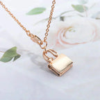 ¡®Star¡¯AMULETTE PEDANT ROSE GOLD NECKLACE