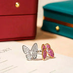 ¡®Star¡¯TWIN BUTTERFLY DIAMOND RING