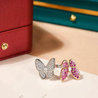¡®Star¡¯TWIN BUTTERFLY DIAMOND RING