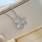 ¡®Star¡¯CLOVER DIAMOND NECKLACE SILVER