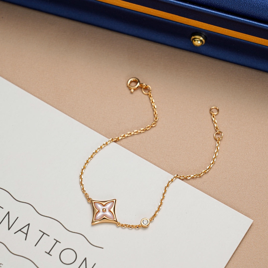 ¡®Star¡¯STAR 1 DIAMOND PINK GOLD BRACELET
