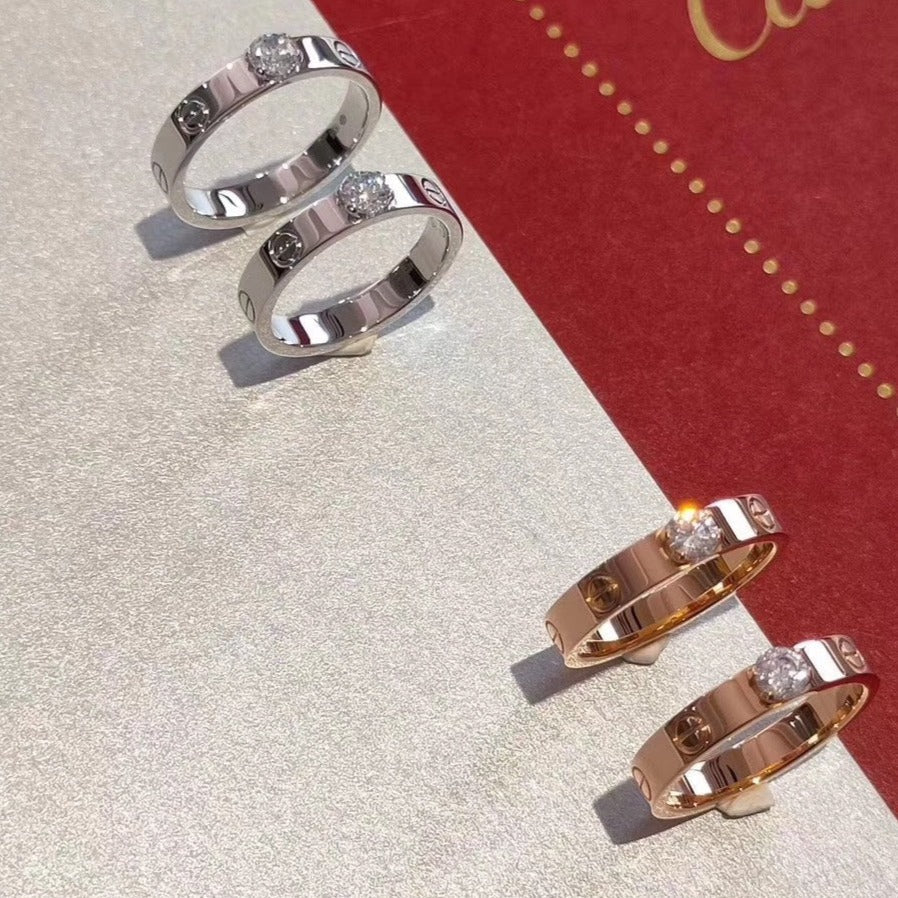 ¡®Star¡¯LOVE RING 3.6MM 1 BIG DIAMOND