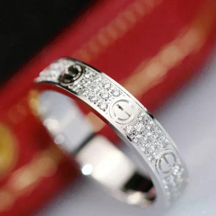 ¡®Star¡¯LOVE RING 3.6MM DIAMOND PAVED